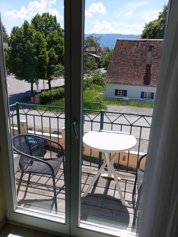 Balkón nebo terasa v ubytování La Strada