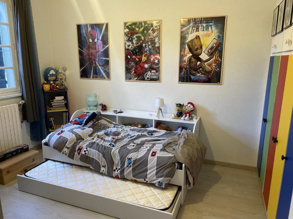 Postel nebo postele na pokoji v ubytování Chambre Canal Midi Piscine