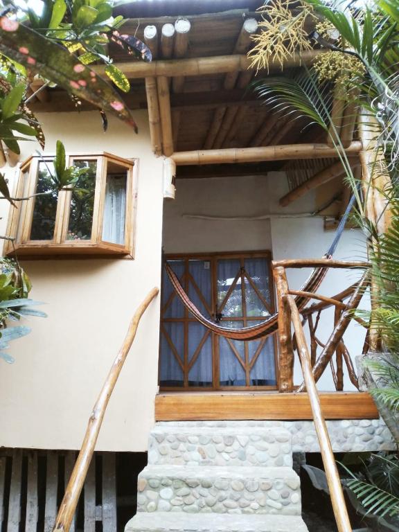 Balkón nebo terasa v ubytování Bed and Breakfast Puerto López
