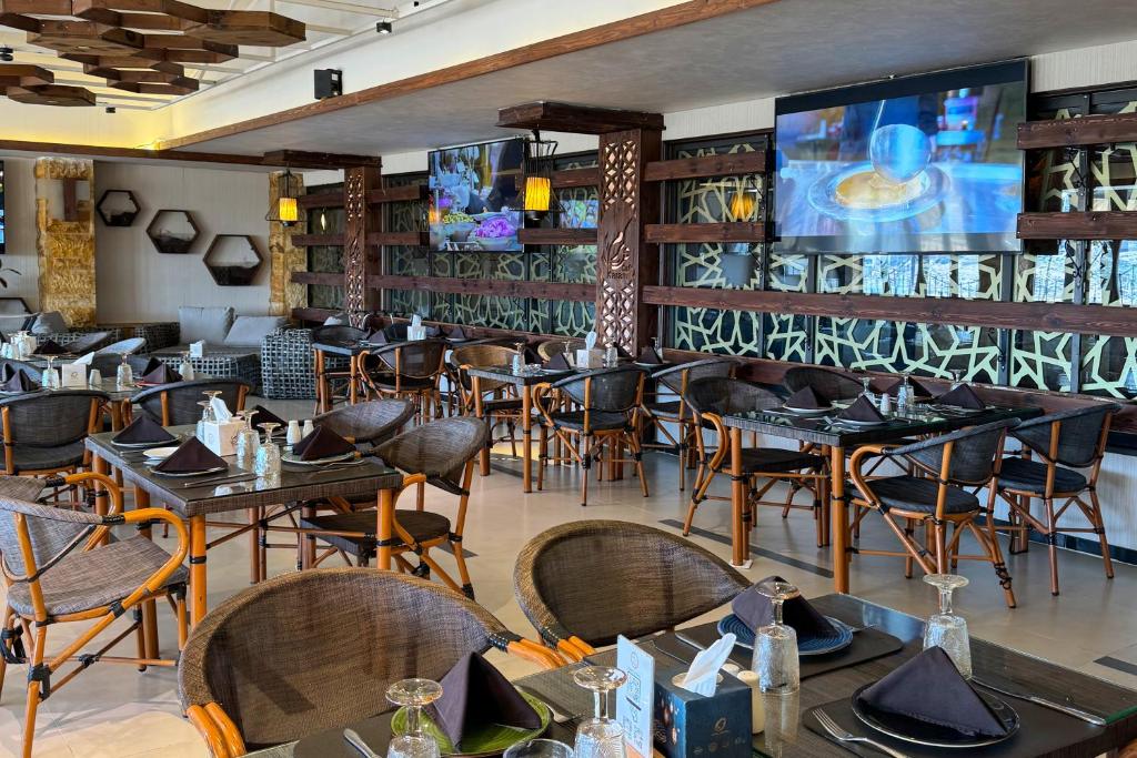 Lounge nebo bar v ubytování Opal Hotel Amman