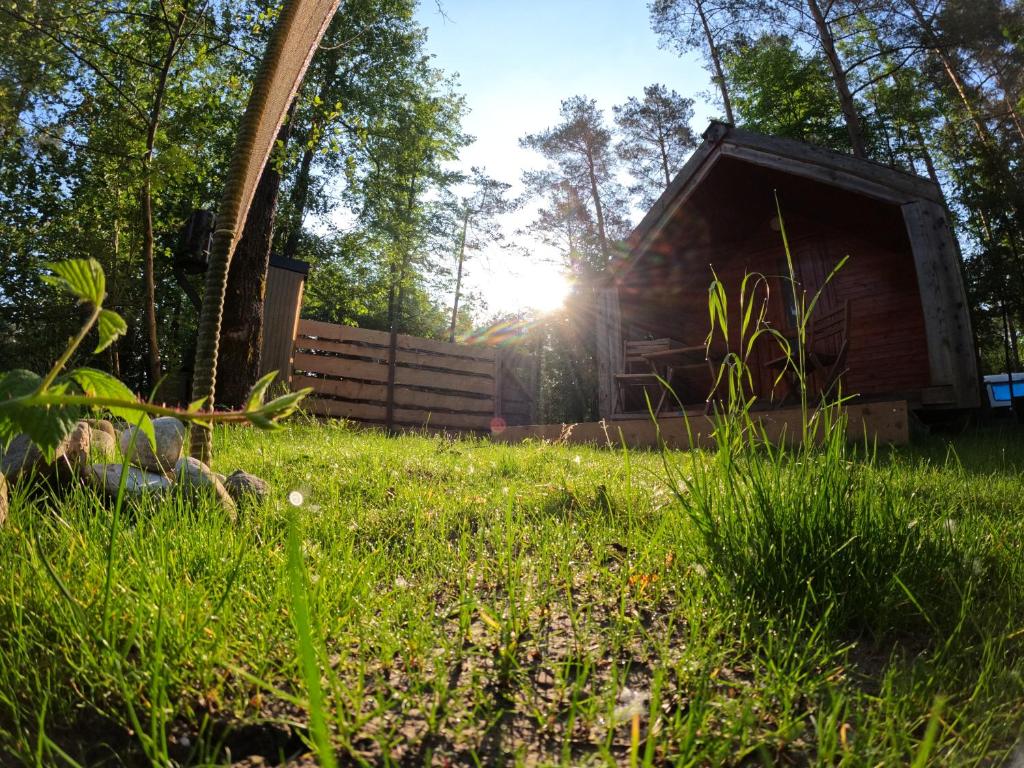 Zahrada ubytování Forest Lodge Camping Menina