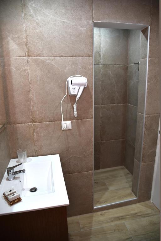 Koupelna v ubytování Boutique Hotel Tilos Mare