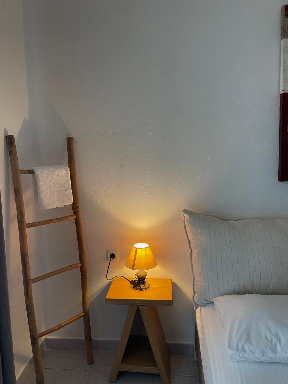 Postel nebo postele na pokoji v ubytování Asteras