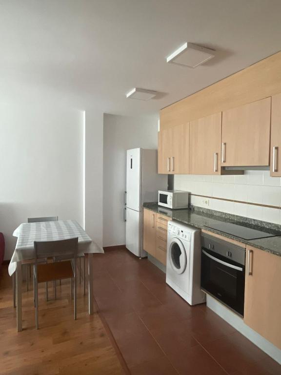 Kuchyň nebo kuchyňský kout v ubytování Apartamento en Carreña de Cabrales