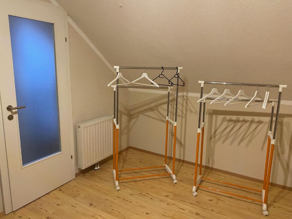 Postel nebo postele na pokoji v ubytování Ferienwohnung Weberschläger