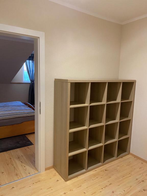 Postel nebo postele na pokoji v ubytování Ferienwohnung Weberschläger