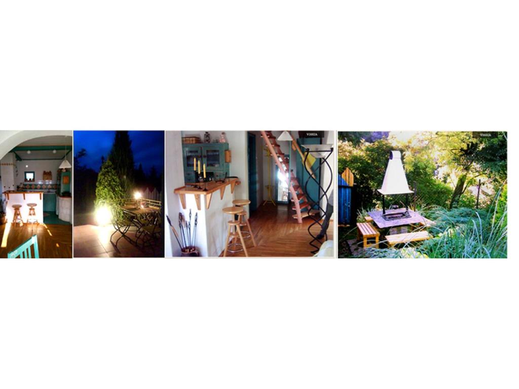 En have udenfor Romantikus Házikó a Dunánál