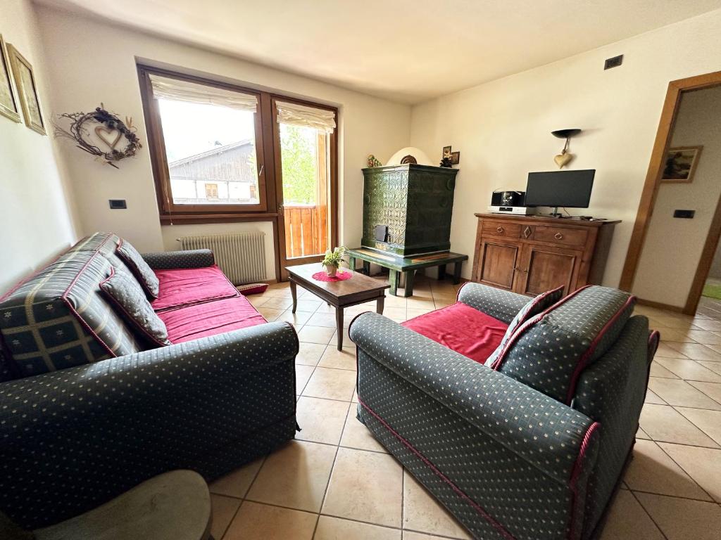 TV a/nebo společenská místnost v ubytování Casa Tamerice - Mountain Home