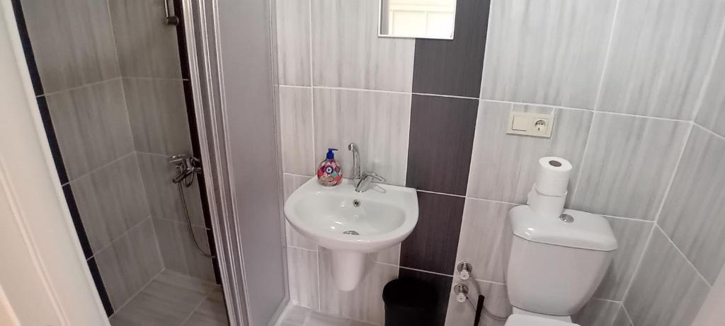 Koupelna v ubytování Sevgi Konağı