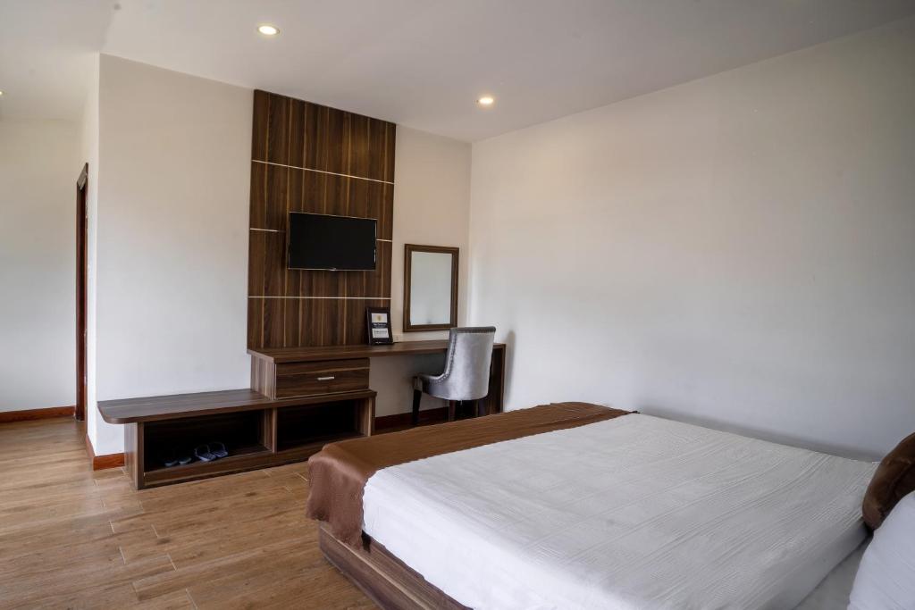 Nhà bếp/bếp nhỏ tại Mai Khanh Hotel