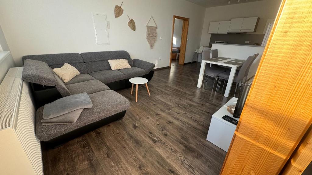 Kuchyň nebo kuchyňský kout v ubytování Apartmán Lilly