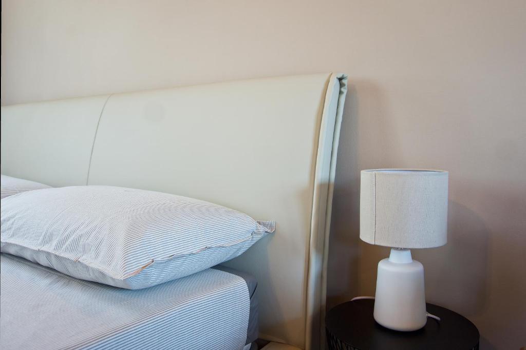 Postel nebo postele na pokoji v ubytování Home21