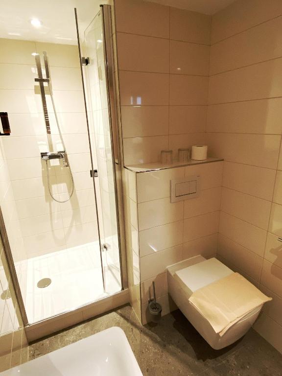 Kúpeľňa v ubytovaní Chata Jeřabinka