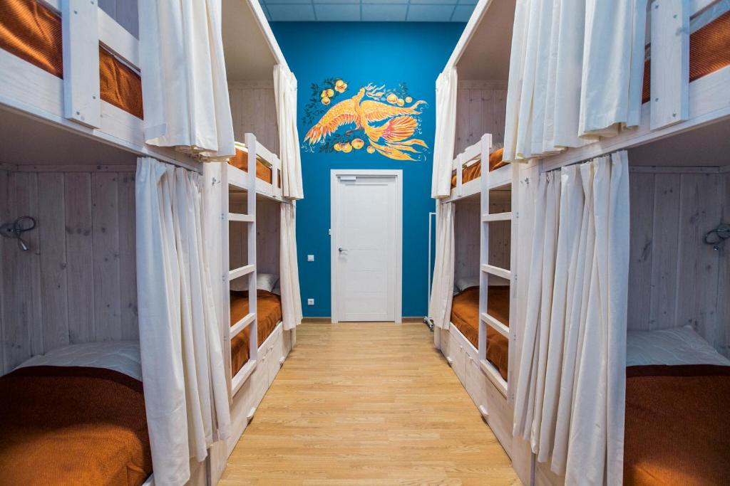 מיטה או מיטות בחדר ב-YES! hostel