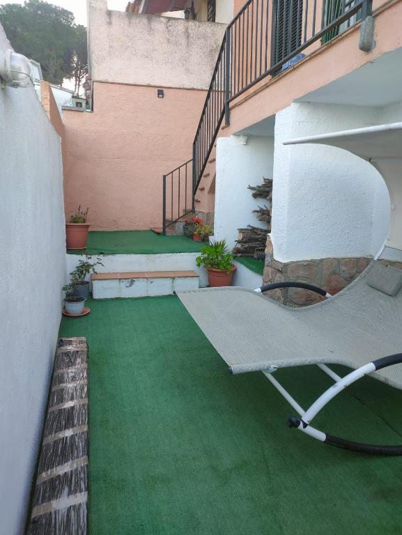 A balcony or terrace at Casa Dorada