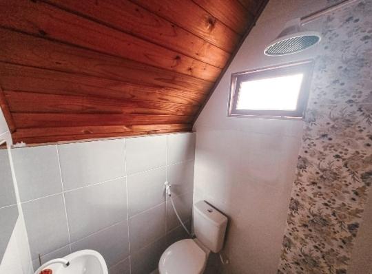 Koupelna v ubytování Pousada Cabanas