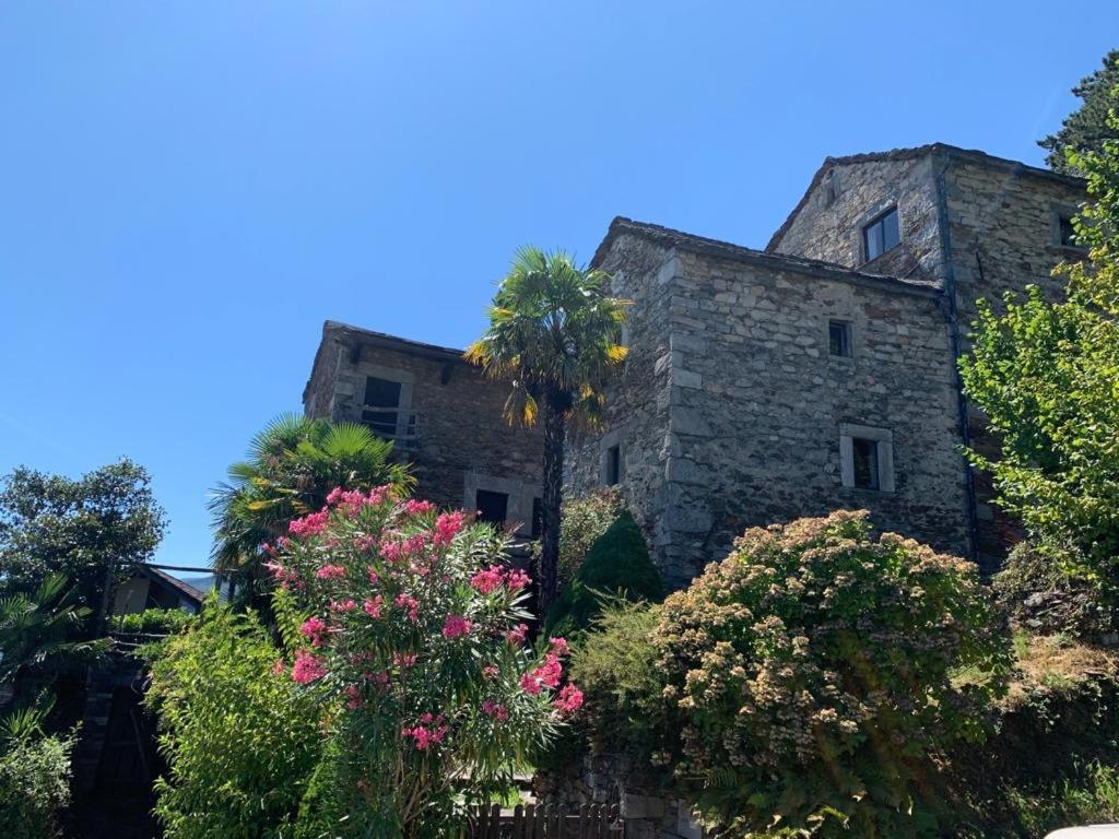 Zahrada ubytování Beautiful small apartment with Lago Maggiore view