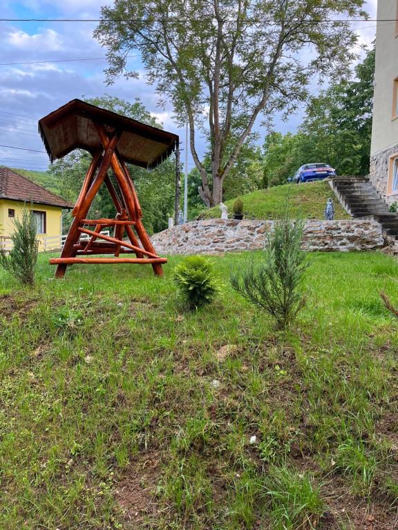Zahrada ubytování Casa Bocan