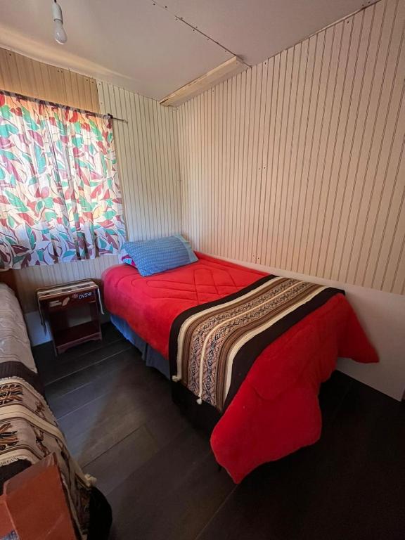 Postel nebo postele na pokoji v ubytování Retiro Bajoestrellas