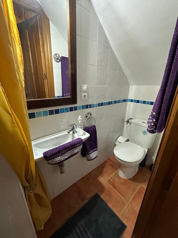 Koupelna v ubytování Casita del Barranco lunar