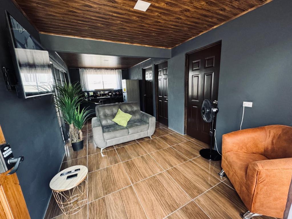 Posezení v ubytování Jarkeyda House