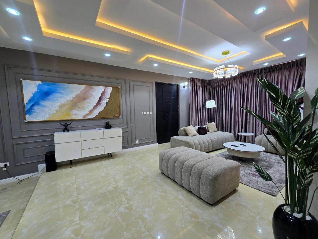 Posezení v ubytování Genesis Grid Homes (Capri Edition)