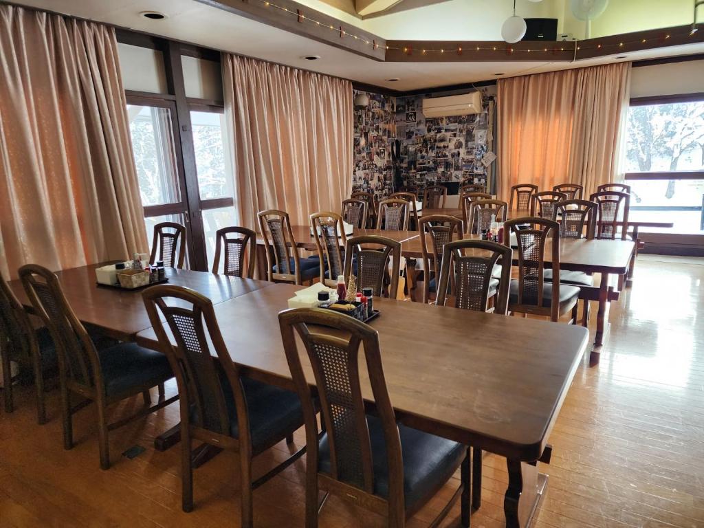 Restaurace v ubytování Myoko Ski Lodge in Akakura Village
