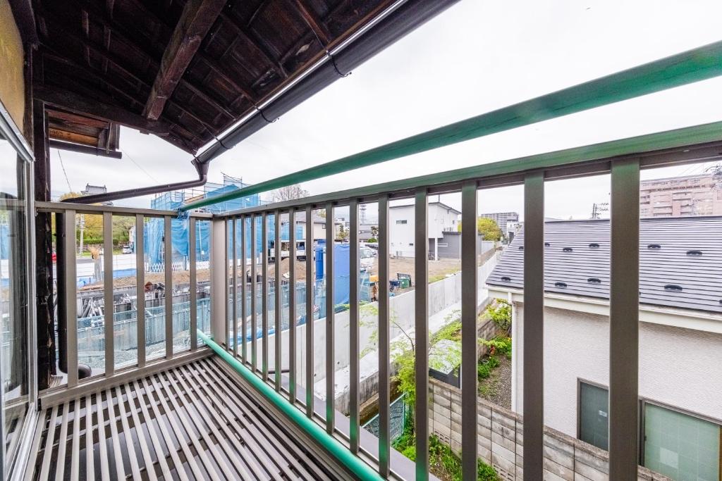 Balkón nebo terasa v ubytování Hostel みんか松本