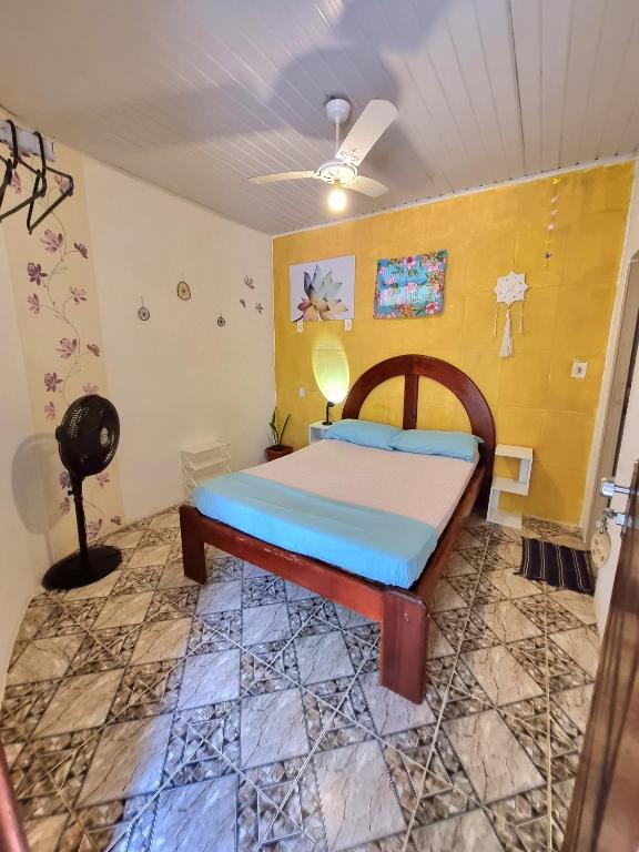 Postel nebo postele na pokoji v ubytování Jurema Hostel