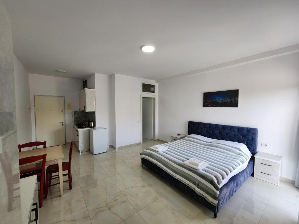 Postel nebo postele na pokoji v ubytování Anchor Apartments