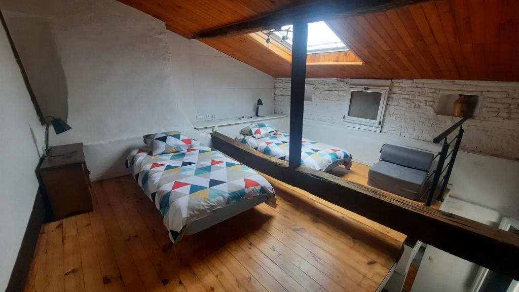 PROMO 1-12mai 4personnes Toulouse 15mn 4 lits cuisine sde WC - Two-Bedroom Apartment