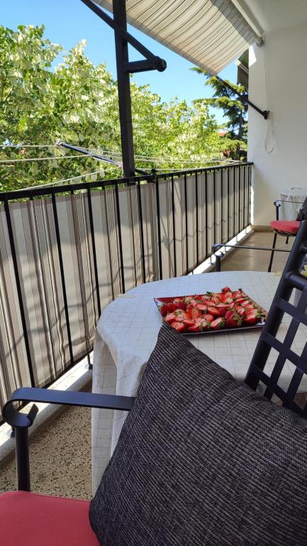 Balkón alebo terasa v ubytovaní Deluxe Apartman Pervan