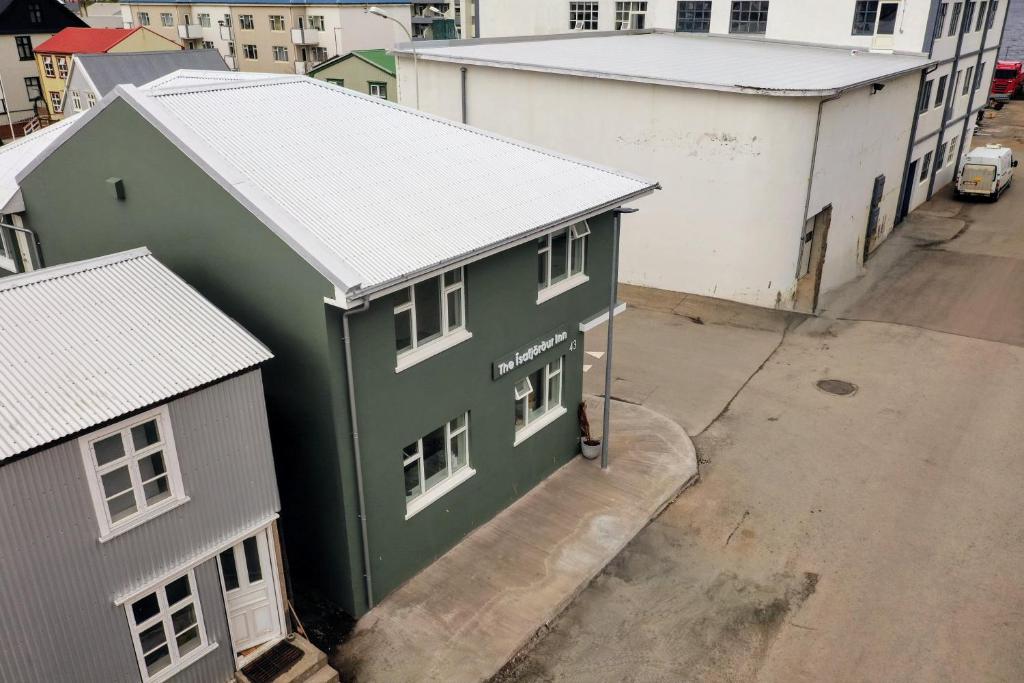 Byggingin sem hótelið er í