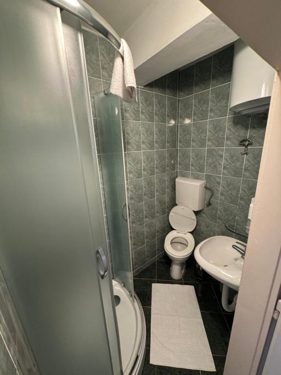 Koupelna v ubytování Guest House Amfora
