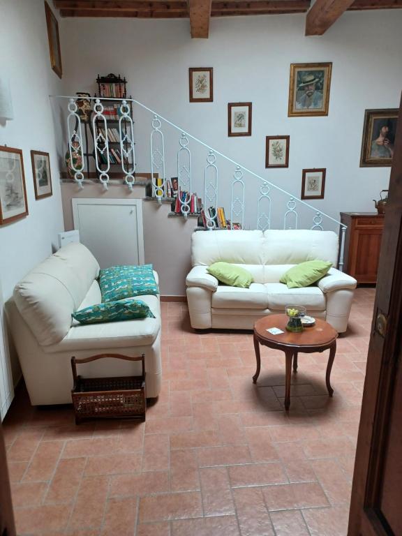 Posezení v ubytování Casa di Adriano