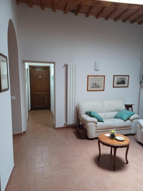 Posezení v ubytování Casa di Adriano