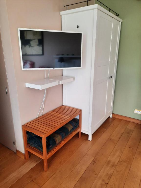 Kuchyň nebo kuchyňský kout v ubytování B&B Lomolen