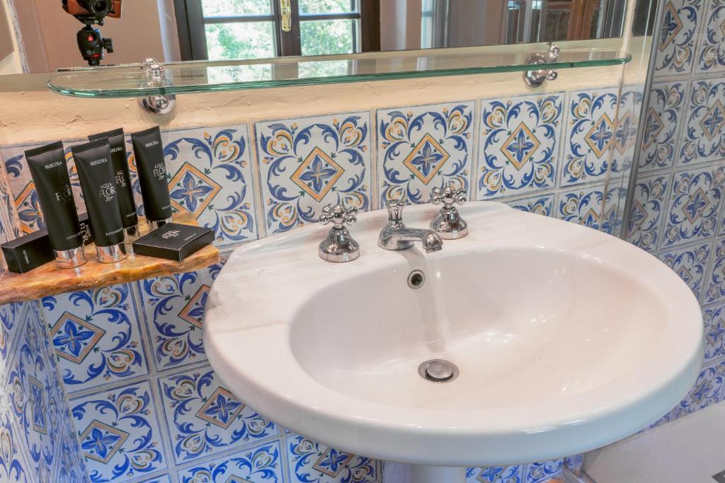 Koupelna v ubytování Equo Suites