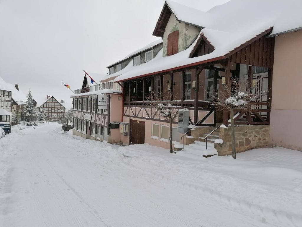 Waldecker Taverne v zimě