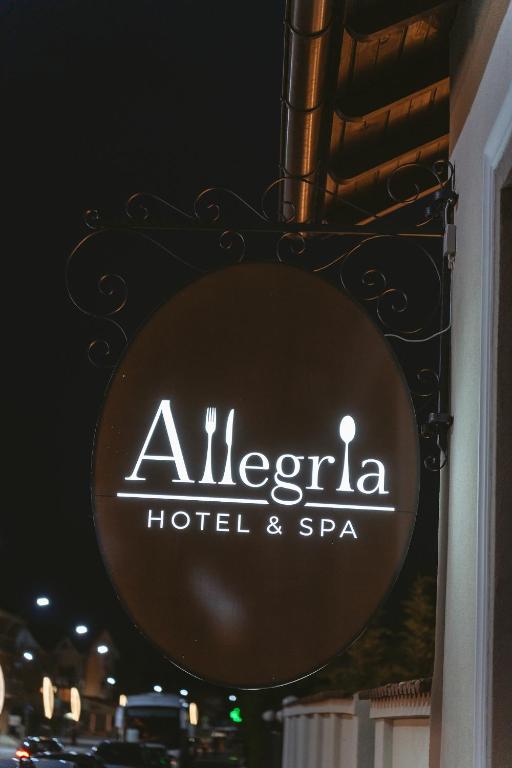 Certifikát, hodnocení, plakát nebo jiný dokument vystavený v ubytování ALLEGRIA HOTEL Spa