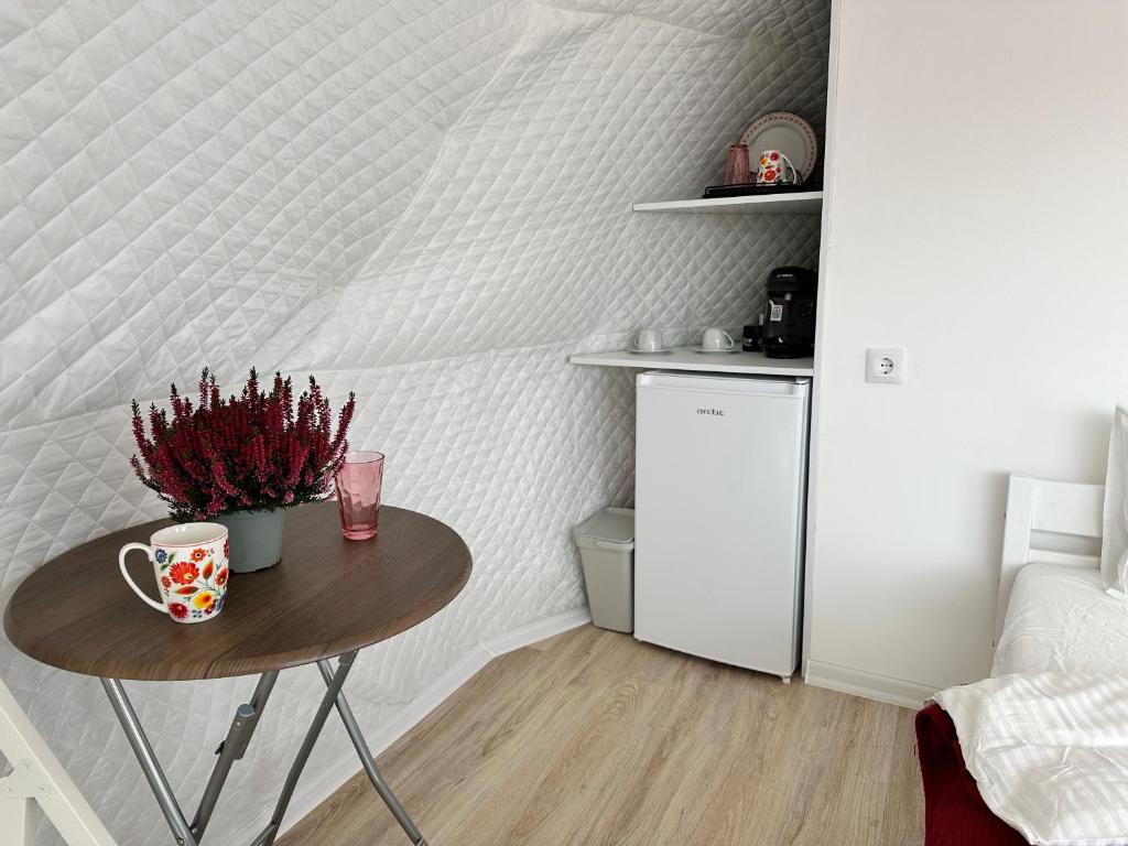 Postel nebo postele na pokoji v ubytování Glamping 4 us