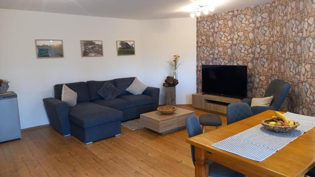 Posezení v ubytování Ferienwohnung Leonie