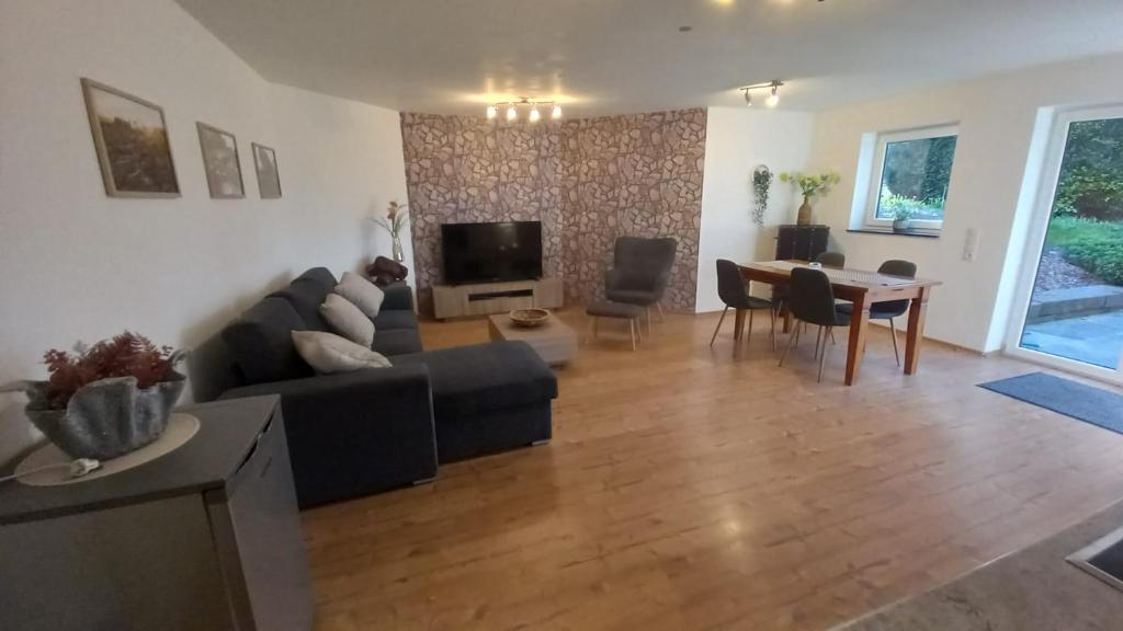 Posezení v ubytování Ferienwohnung Leonie