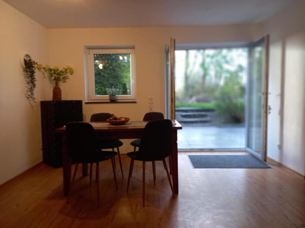 Posezení v ubytování Ferienwohnung Leonie