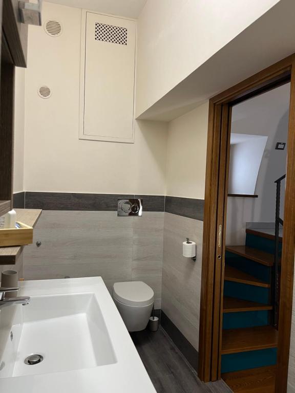 Koupelna v ubytování Casa Pont1