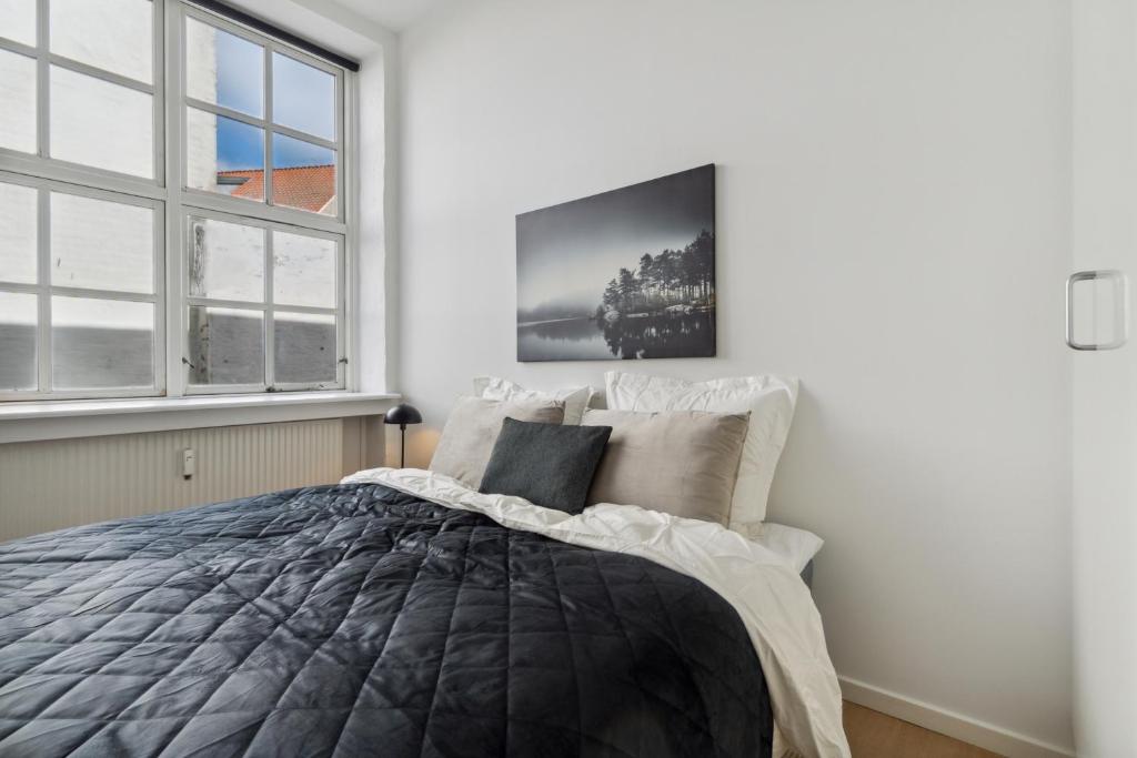 Postel nebo postele na pokoji v ubytování Come Stay 4BR med plads til 7 i hjertet af Aarhus