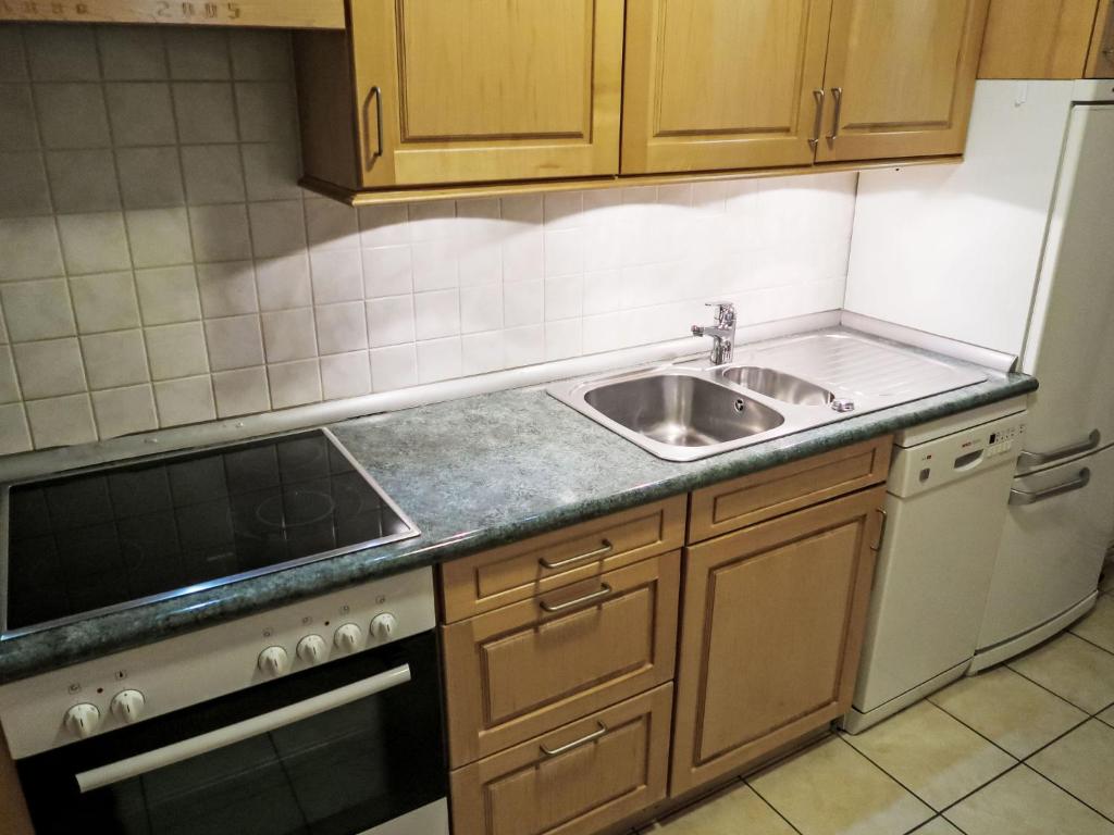 Kuchyň nebo kuchyňský kout v ubytování Apartment Apt B 048 by Interhome
