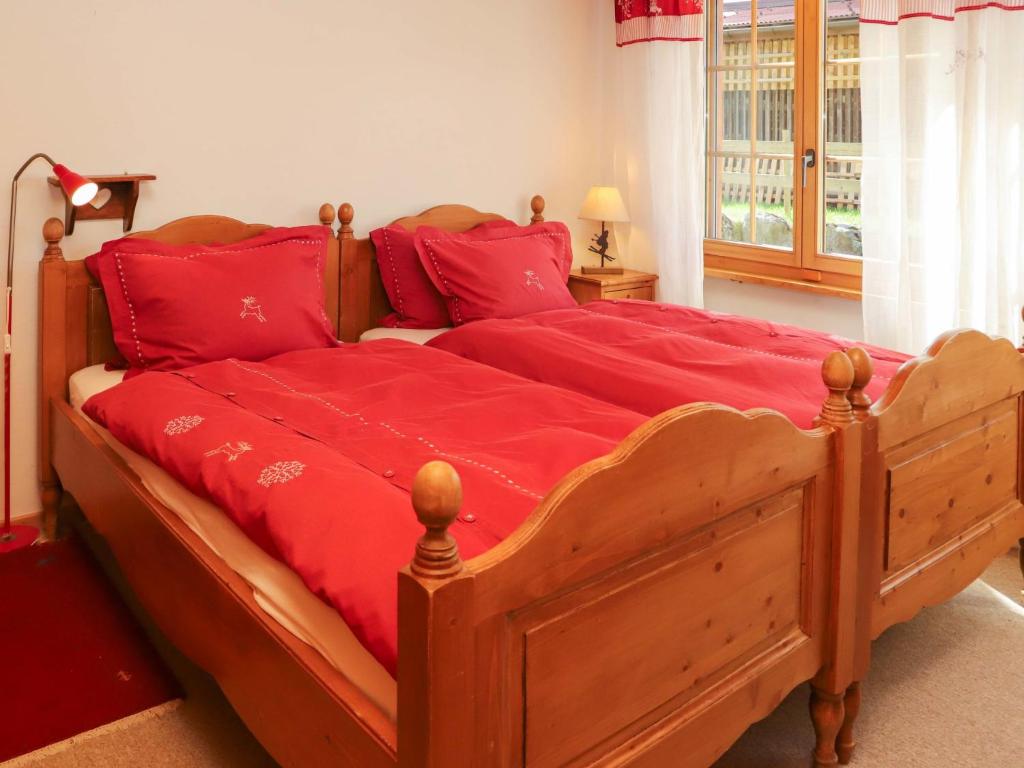 Postel nebo postele na pokoji v ubytování Apartment Marie-Soleil Sud by Interhome