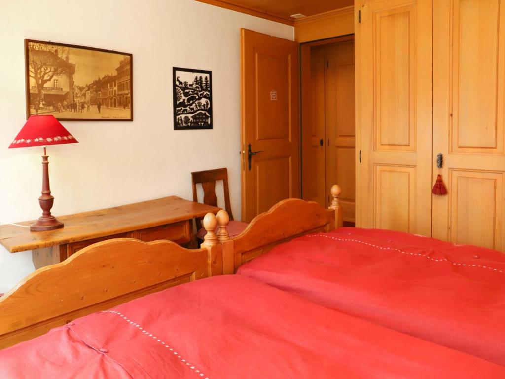 Postel nebo postele na pokoji v ubytování Apartment Marie-Soleil Sud by Interhome