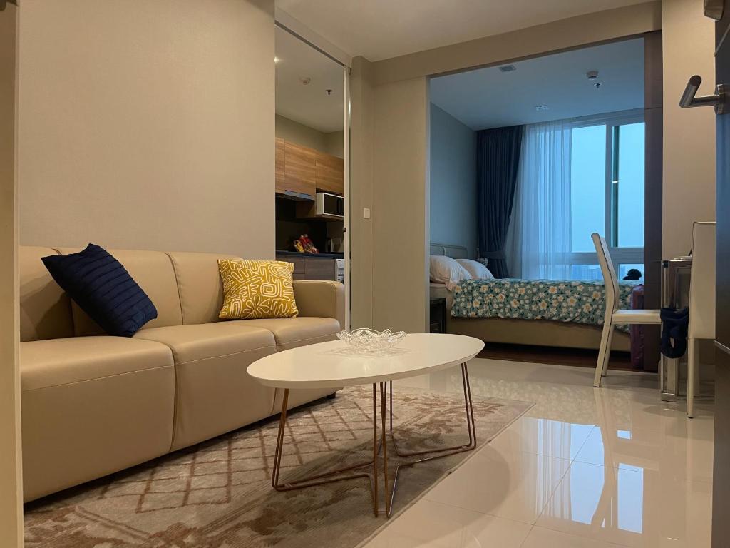 Posezení v ubytování Gc rooms